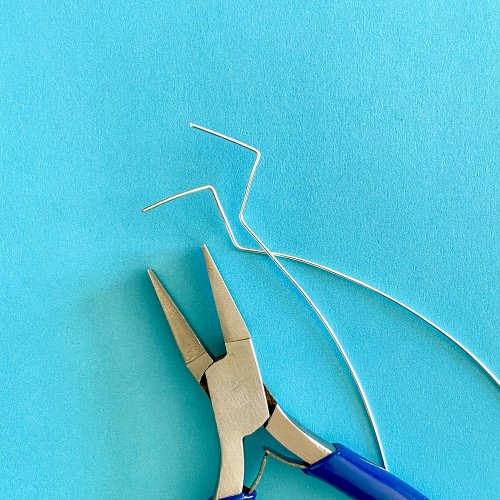 Margot Potter's Shine a Star Earrings - , Contemporary Wire Jewelry, Design, ,  bend to angle shown in photo